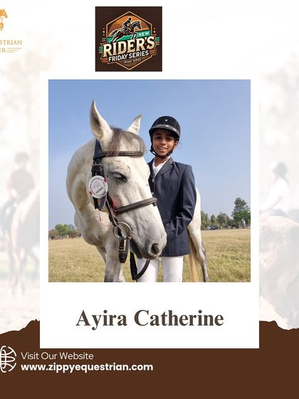 Celebrating our national qualifier Ayira Catherine, who excelled in Children 1 Dressage with her grace and precision.