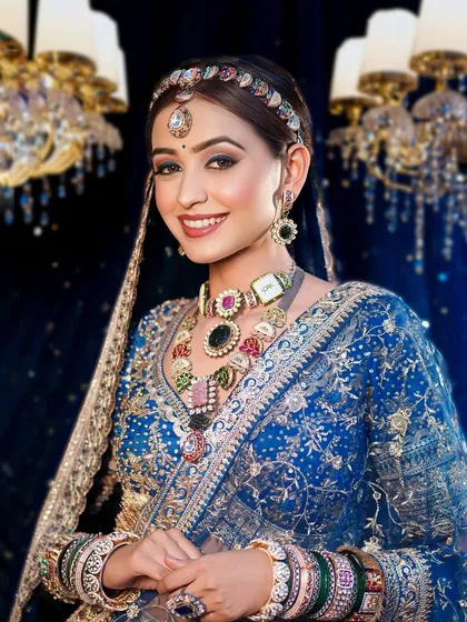 A smiling portrait of our modern bride. Her happiness radiates, enhanced by a flawless makeup application that is detailed, glamorous, and never layered.