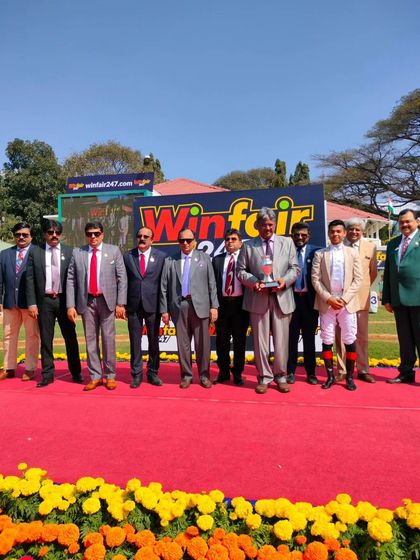 The Vidhana Soudha Cup presentation.