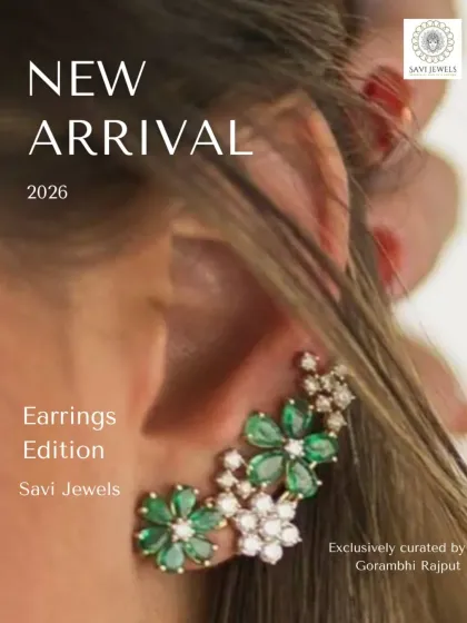Part of my new 2026 Earrings Edition, these ear climbers are designed for the modern woman. A cascade of brilliant-cut diamonds and floral-cut emeralds creates a look of refined elegance that climbs the earlobe, making a statement that is both contemporary and timeless. Each stone is carefully selected for its color and sparkle.