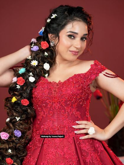 Veena Pujari - Makeup Classes and Training Elegant & Traditional Hairstyling photo 12