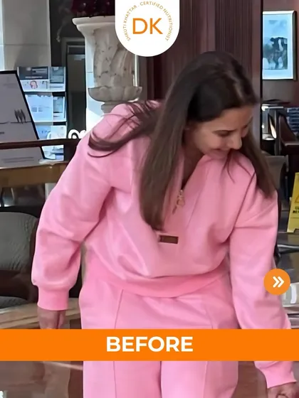 The "before" picture of a new mom's postpartum weight loss journey. It's important to see where the journey begins to truly appreciate the progress made.