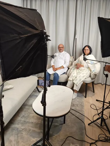 A behind-the-scenes shot from a professional video shoot in Dubai. It was a pleasure to complete my work there successfully.