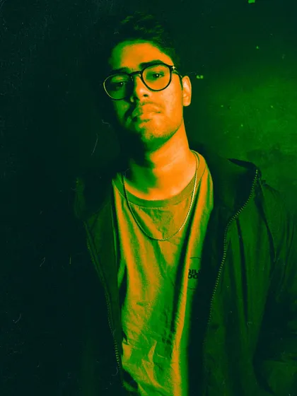 Another promo photo for my India tour. Each city brought a unique energy, and it was great to connect with the local scenes.