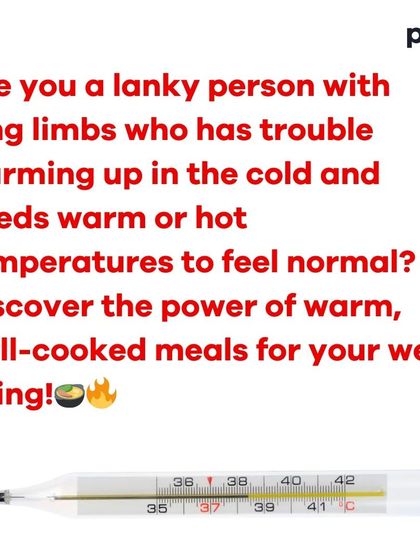 This series explains the benefits of warm, well-cooked meals. They can aid digestion, help regulate body temperature, and improve energy levels, especially for those who tend to feel cold.