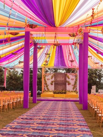 Vibrant Mehendi & Haldi Ceremonies photo 10