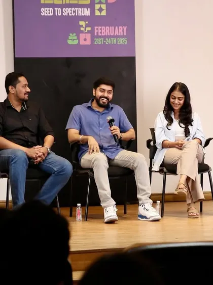 I believe in sharing the real story of being a professional artist. Here I am, speaking on a panel at my alma mater, Rachana Sansad, discussing the challenges and opportunities in the field of illustration, including the rise of AI and how we can adapt.