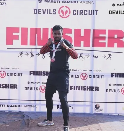 Finishing the Devils Circuit obstacle course wasn't just about physical strength; it was a test of will. This is what I train my clients for: to push past their limits and earn their victory, whether it's in a race or in life.