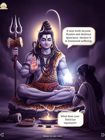 The Third Eye is not just a symbol. It sees truth beyond illusion and destroys ignorance. Awakening it allows you to transcend suffering and perceive a deeper reality.
