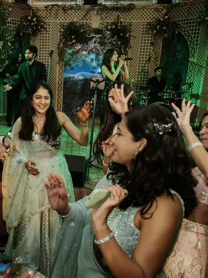 Nothing makes me happier than seeing the dance floor packed. This shot from a beautiful wedding at the Taj Mahal Palace in Mumbai captures the joy and energy we live to create.