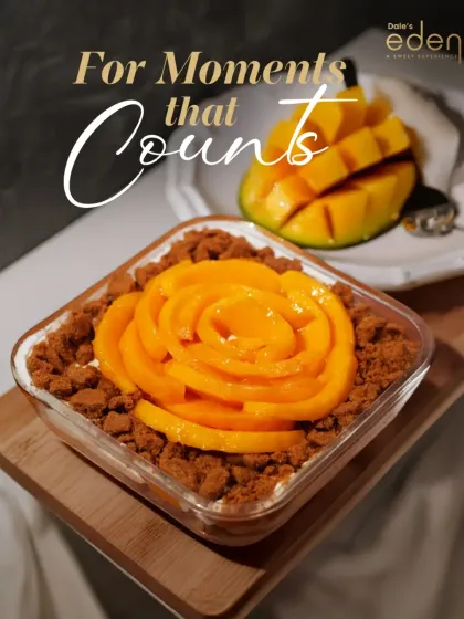 For moments that count. Our Mango Rose Tub Dessert is perfect for a personal indulgence or a sweet gift.
