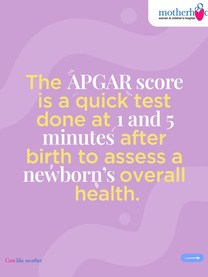 Performed at one and five minutes after birth, the APGAR score is a vital tool for our neonatal team. It allows us to quickly identify if a baby needs immediate respiratory support or other medical attention, ensuring a safe and healthy start.