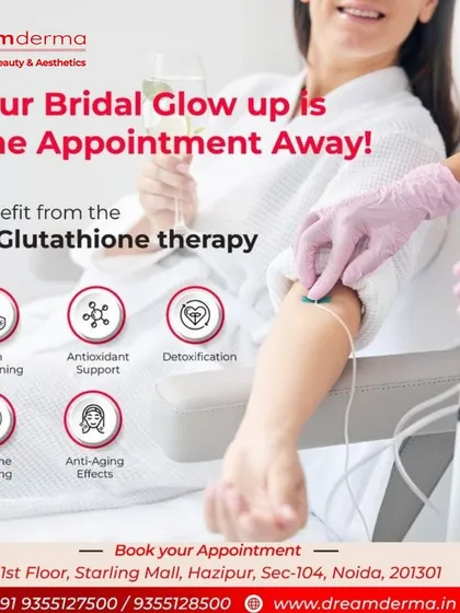 Getting ready for a special day? My IV Glutathione therapy is the perfect way to achieve a radiant bridal glow from the inside out, offering benefits like skin brightening, detoxification, and an antioxidant boost.