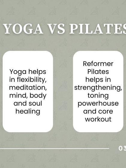 Yoga helps with flexibility and meditation, while Reformer Pilates excels at strengthening, toning the powerhouse, and core workouts.