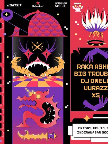 The poster for Arcade 140 Level 10, where I played a bass heavy set alongside my G, Big Trouble. These nights are always a guaranteed good time.