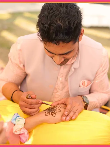 We ensure even the guests get to be a part of the Mehendi tradition, with artists applying beautiful henna designs for everyone.