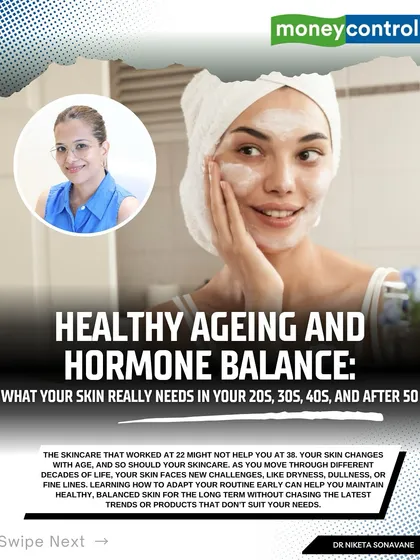 I was grateful for the opportunity to contribute to Moneycontrol on healthy aging and hormone balance. The skincare that worked at 22 might not help at 36. This article explains what your skin really needs in your 20s, 30s, 40s, and beyond.