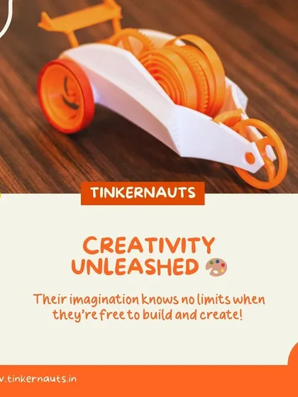 Creativity Unleashed: When kids are free to build and create without fear of failure, their imagination has no limits. Our wind-up car is a canvas for both mechanical understanding and creative expression.