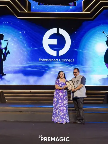 Receiving another award at the WOW Awards Asia, this time from Entertainers Connect. Consistent recognition from my peers is the highest form of praise.