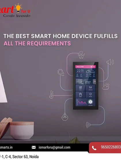 A single smart home device can fulfill all your requirements. This wall-mounted control panel acts as a central command center for your entire home, eliminating the need to juggle multiple apps.