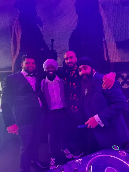 The crew behind the decks. A photo with the talented musicians who joined me for a set.