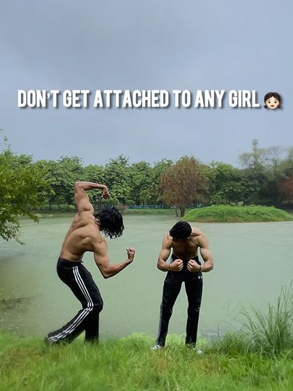 A shot of me posing with a client. My goal is to build a community of strong individuals. Don't get attached to temporary things; build a physique and mindset that lasts.