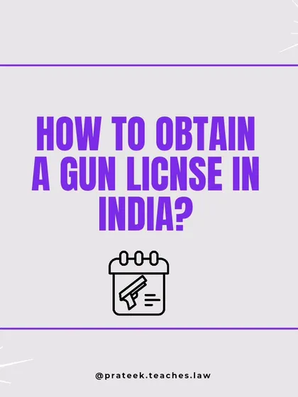 Obtaining a gun license in India is a detailed and strict process governed by the Arms Act. I provide a step-by-step guide covering everything from the eligibility criteria and application submission to the required police verification and training.