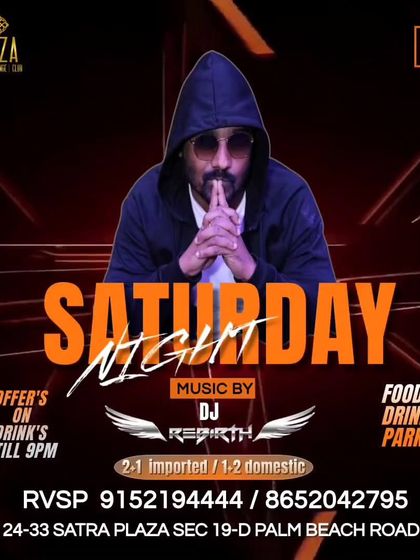 A poster for a Saturday Night at Club Veza, where I bring the heat with the latest tracks.