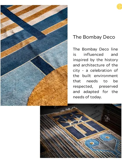A detail of 'The Bombay Deco' line from our Elemental Collection, which is inspired by the history and architecture of the city.