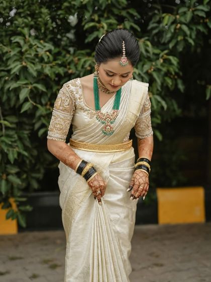Anthariya by Nidhi Gowda - Ethnic Wear Design & Embroidery Courses Our Beautiful Brides & Clients photo 9