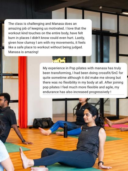 These testimonials from a Pop Pilates® class show how it can be a transformative experience. Clients who came from a CrossFit background found new levels of flexibility and agility, all within a safe and non-judgmental space.