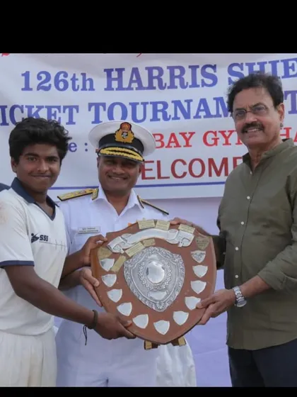 A big congratulations to Agasthya Bangera for being awarded the Man of the Series in the historic 126th U-16 Harris Shield for his exceptional all-round performance.