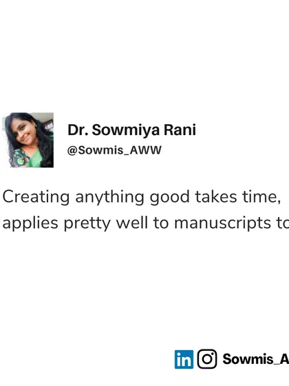 Creating anything good takes time, and that applies perfectly to manuscripts. A well-organized research article with a clear introduction, methodology, and data presentation is a skill that improves with practice and attention to detail.