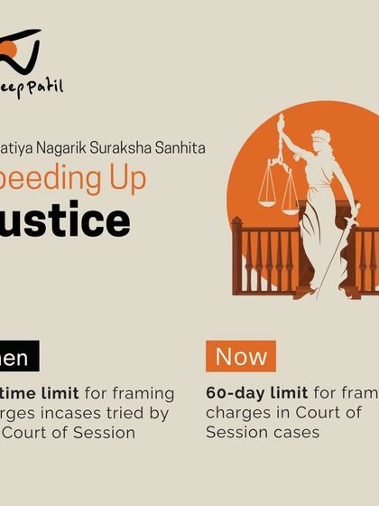 To speed up justice, the new laws mandate a 60-day limit for framing charges in Court of Session cases. This replaces the old system where there was no time limit, ensuring a more efficient trial process.