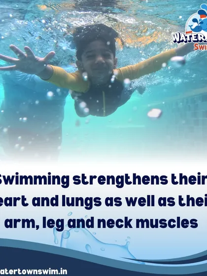 Look at that focus! This is more than just a swim lesson; it's a full-body workout that strengthens your child's heart, lungs, and muscles. We are building a foundation for a healthy, active life, one underwater glide at a time.