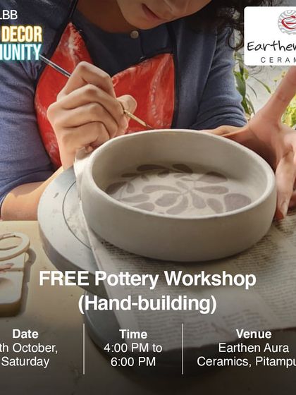 I was thrilled to collaborate with LBB's Home Decor Community for a free hand-building pottery workshop. It's always a pleasure to share my craft with new people.