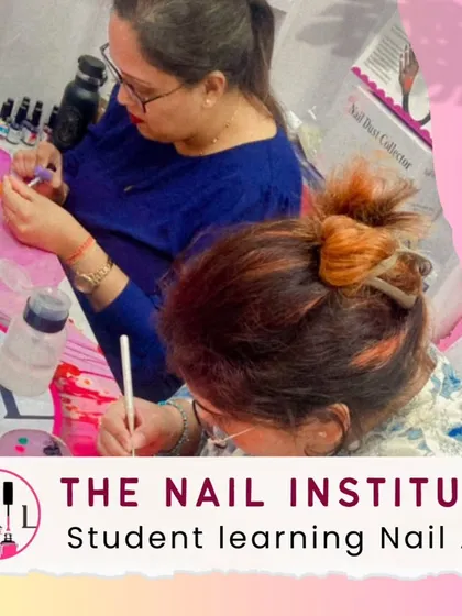 In our classes, students are constantly practicing and refining their nail art skills under the guidance of our trainers.