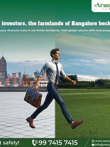 For our NRI investors, the farmlands of Bangalore beckon. This is an opportunity to plant your financial roots in fertile Indian soil, yielding global returns while contributing to local prosperity in a secure, managed environment.