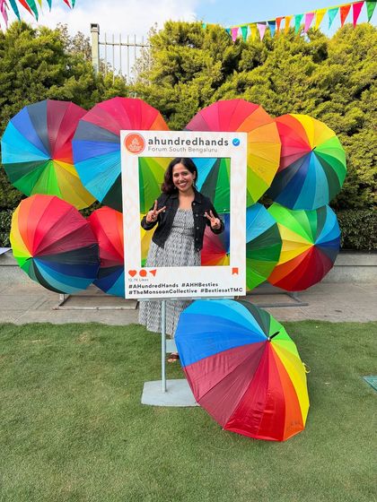 Peace and love at The Monsoon Collective. We love seeing our visitors enjoying the fun and festive vibe of our handmade festival.