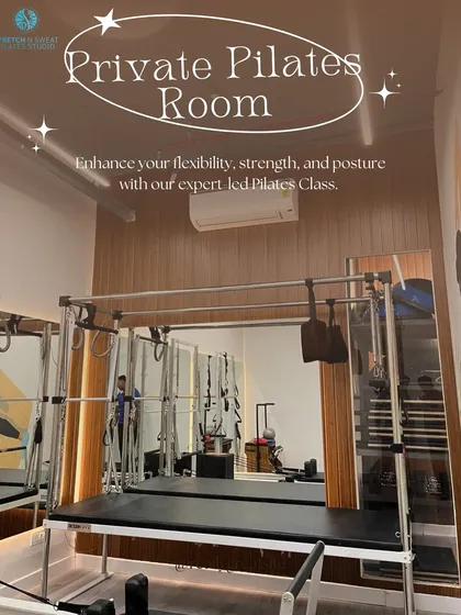 For those who want focused, one-on-one attention, I offer sessions in our Private Pilates Room. This is the perfect setting to perfect your form, work on specific goals, or rehabilitate an injury with expert guidance.