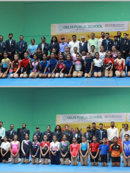 More moments of triumph from various competitions, showcasing our gymnasts with their medals, trophies, and proud coaches.