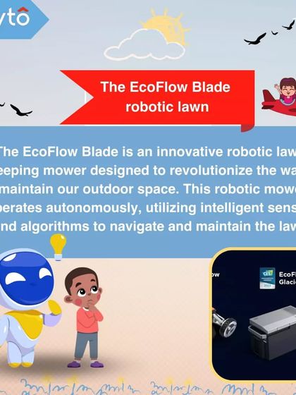 The EcoFlow Blade is a robotic lawn-sweeping mower that uses intelligent sensors and algorithms to autonomously maintain your lawn.