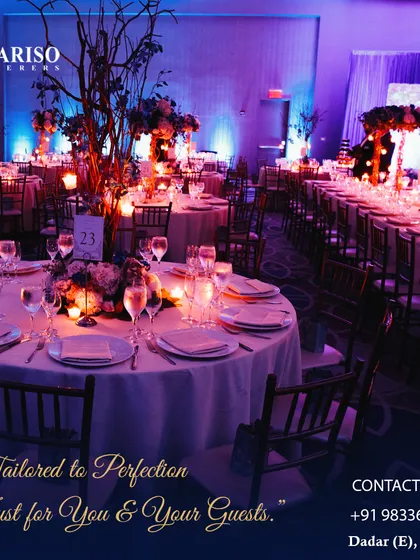 Every detail matters when creating the perfect ambiance. We tailor our event setups to your specific needs, ensuring every table is flawlessly set with elegant dinnerware, crisp linens, and beautiful centerpieces for a truly polished look.