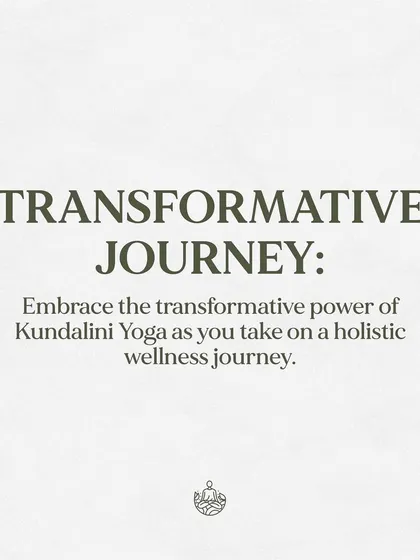 Embrace the transformative journey of Kundalini Yoga. It is a holistic wellness path that works on all aspects of your being, leading to profound and lasting change.