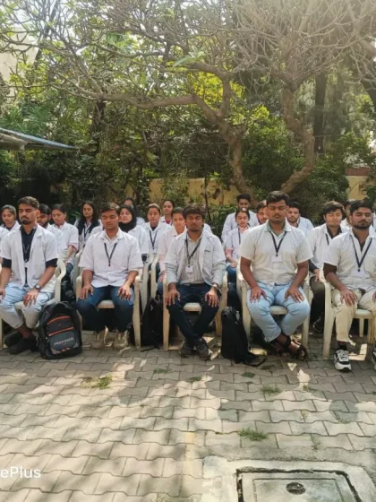 A group of BAMS students sits attentively during an educational visit. Their focus highlights the serious and academic nature of the sessions I provide for visiting academic and medical groups.