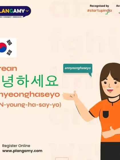 Say 'Annyeonghaseyo' to your friends. This graphic teaches you the Korean way to say 'Hello'.