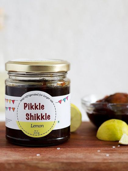 My classic Lemon Pickle, made the traditional way. It's aged to perfection, making the lemons soft and the flavour deep and complex.