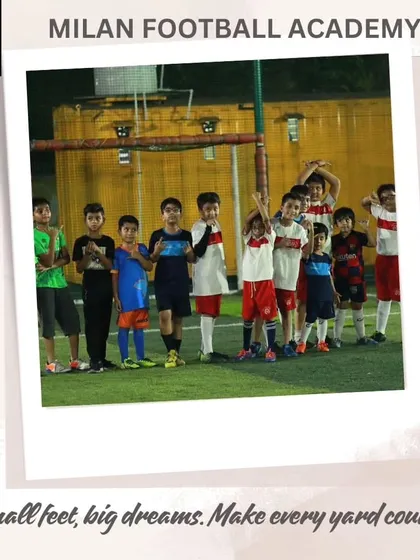 Small feet, big dreams. This is the core of our academy. We foster a strong sense of team and friendship from the very beginning, creating a positive environment where young players can grow in confidence together.