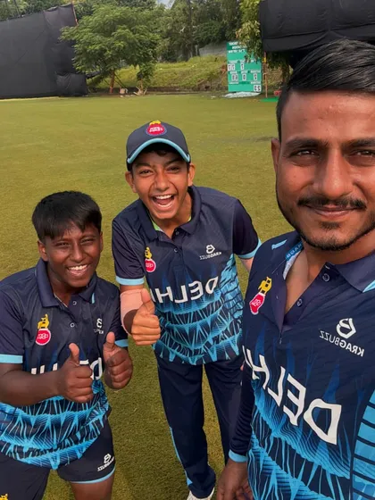 A selfie with some of the talented players from the U-19 Women's T20 tour. Their energy and enthusiasm are infectious.