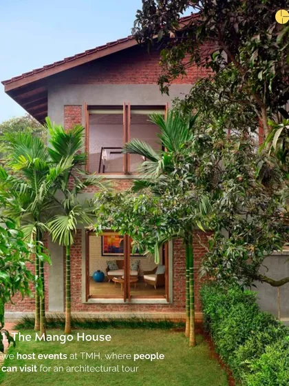 A view of The Mango House, where we often host architectural tours and events. The home serves as a case study in our approach to creating context-driven architecture that connects people with nature.